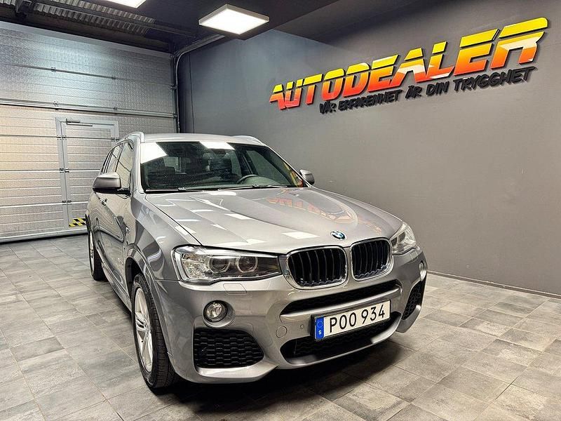Grå Begagnad 2016 BMW X3 M Sport SUV | 174 500 kr (Marknadspris) - Bild 1/4