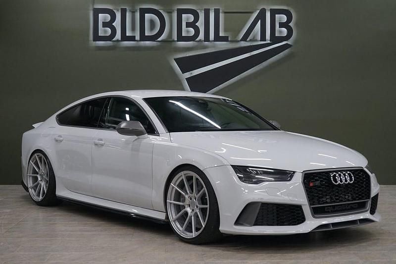Vit Begagnad 2017 Audi RS7 Comfort Halvkombi | 599 900 kr (Marknadspris) - Bild 1/4
