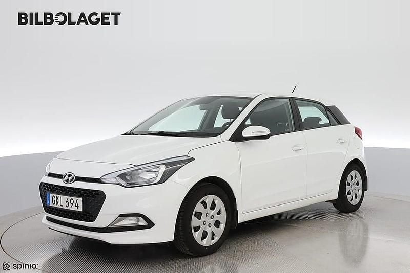 Vit Begagnad 2018 Hyundai i20 Comfort Halvkombi | 79 500 kr (Marknadspris) - Bild 1/4