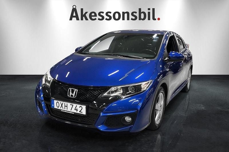 Blå Begagnad 2015 Honda Civic Elegance Kombi | 119 000 kr (Marknadspris) - Bild 1/4