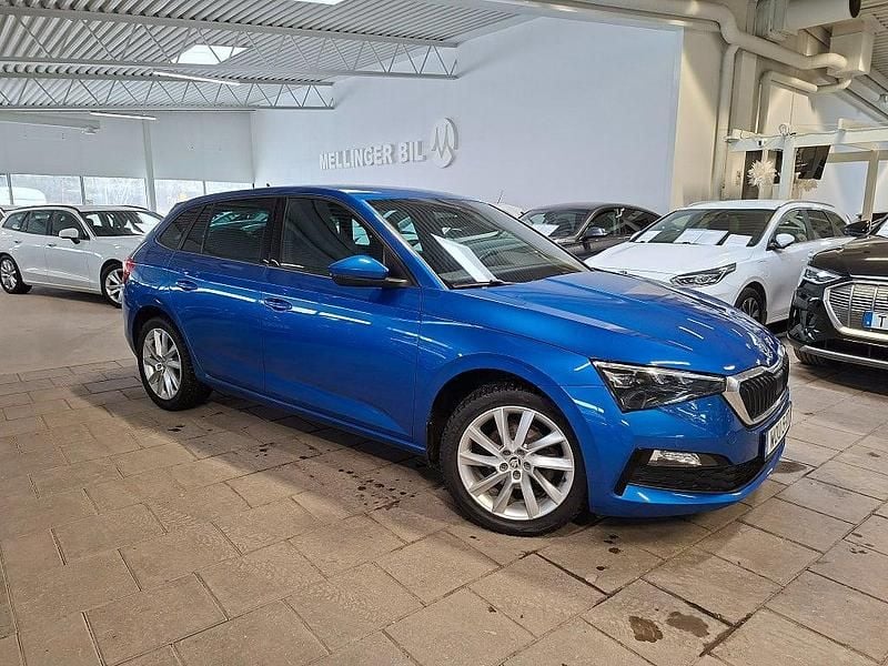 Begagnad Skoda Scala Dynamic 150 HK (110 kW) 2020 Race blue metallic Halvkombi