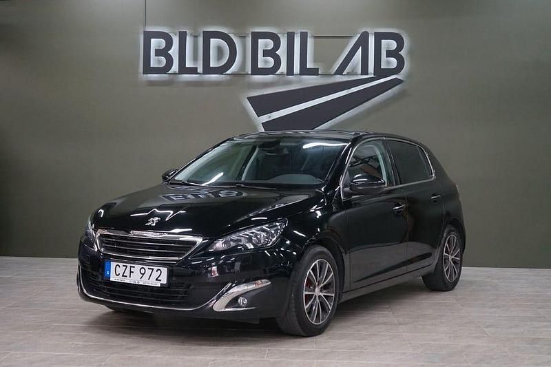 Begagnad Peugeot 308 120 HK (88 kW) 2015 Svart Halvkombi