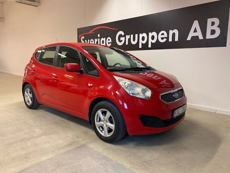 Röd Begagnad 2010 Kia Venga EX Halvkombi | 44 900 kr (Marknadspris) - Bild 1/4