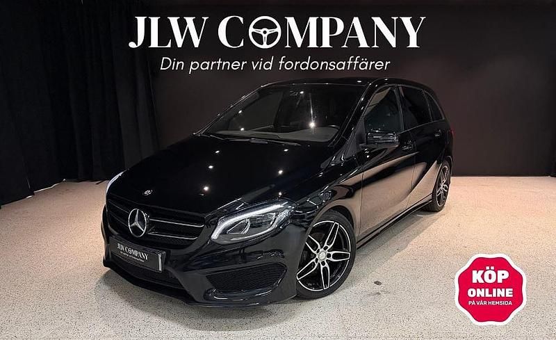 Begagnad Mercedes B180 AMG 109 HK (80 kW) 2016 Svart metallic Minibuss