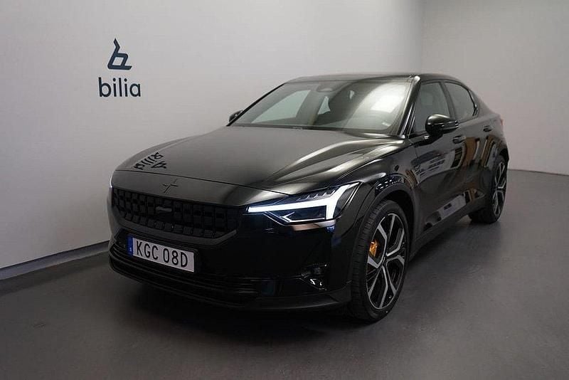 Svart Begagnad 2022 Polestar 2 Performance Halvkombi | 429 500 kr (Bra pris) - Bild 1/3