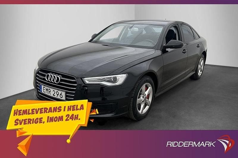Svart Begagnad 2015 Audi A6 Ambition Sedan | 199 800 kr - Bild 1/3