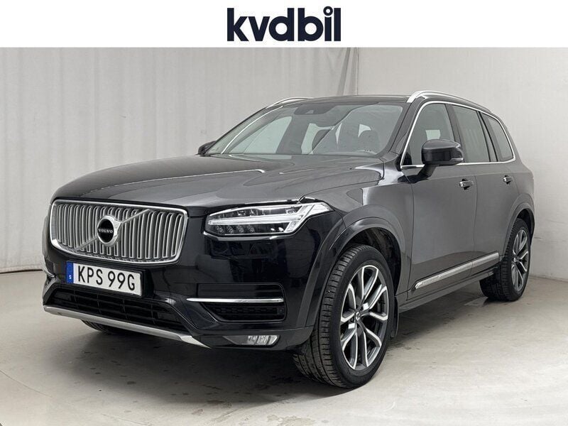 Svart (svart metallic) Begagnad 2019 Volvo XC90 Inscription SUV | 364 800 kr - Bild 1/3