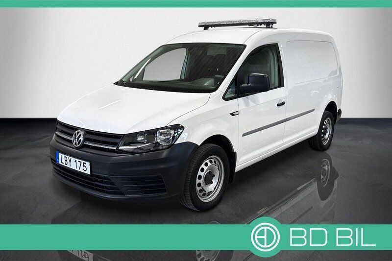 Vit Begagnad 2018 VW Caddy Maxi Minibuss | 259 900 kr (Marknadspris) - Bild 1/3