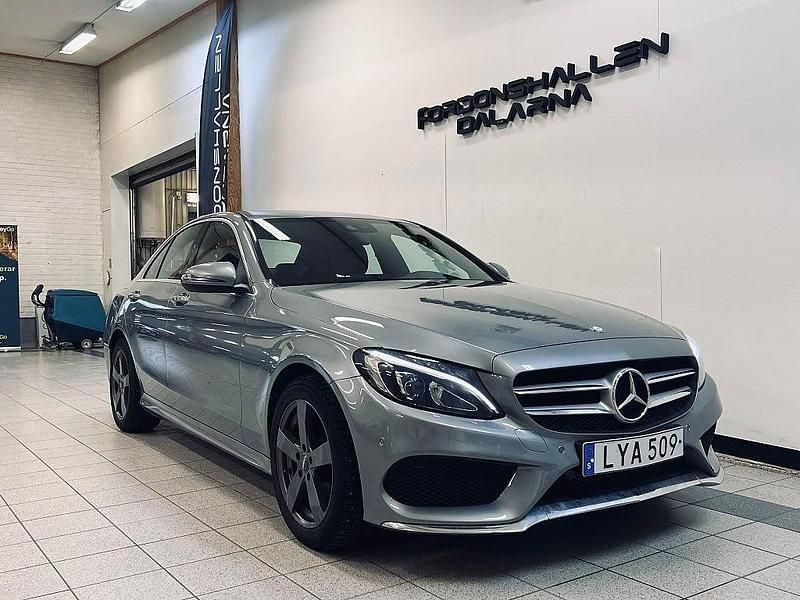 Begagnad Mercedes C220 AMG 170 HK (125 kW) 2015 Silver Sedan