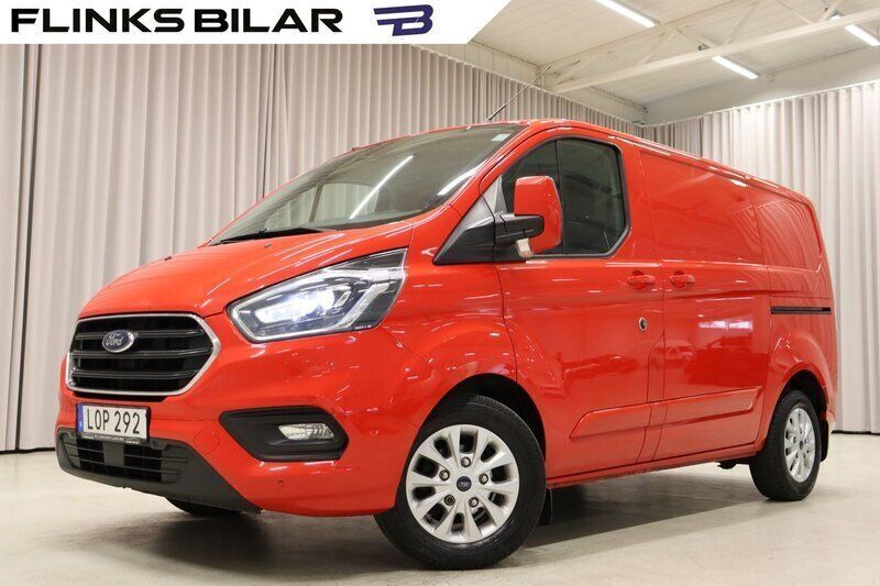 Röd Begagnad 2019 Ford Transit Custom Van | 149 900 kr (Bra pris) - Bild 1/4