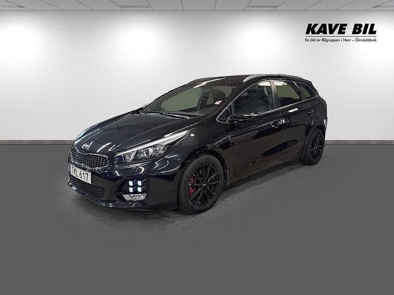 Svart Begagnad 2018 Kia Ceed Sportswagon GT-Line Kombi | 159 900 kr (Marknadspris) - Bild 1/4