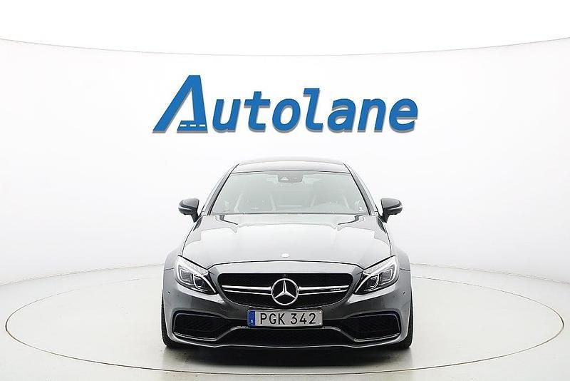Begagnad Mercedes C63S AMG AMG 510 HK (375 kW) 2017 Grå Sportkupé