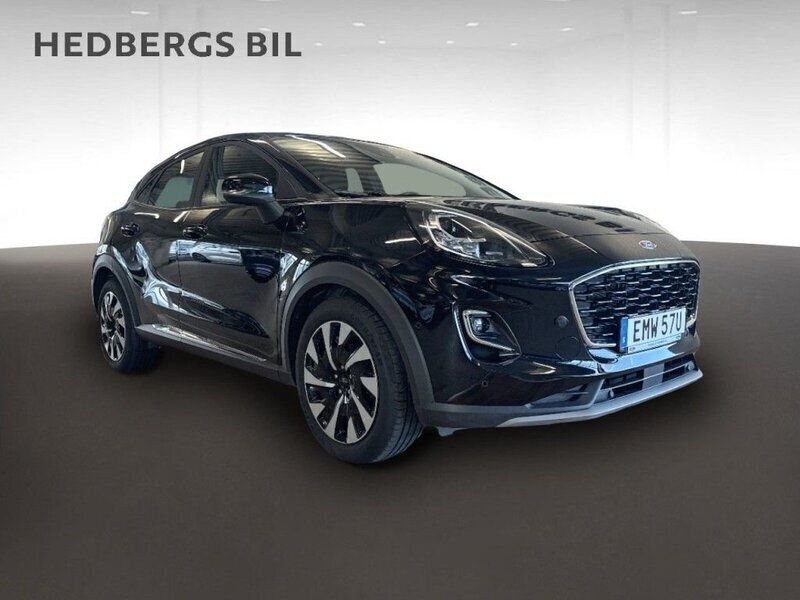 Svart Begagnad 2022 Ford Puma Titanium SUV | 189 900 kr (Marknadspris) - Bild 1/4