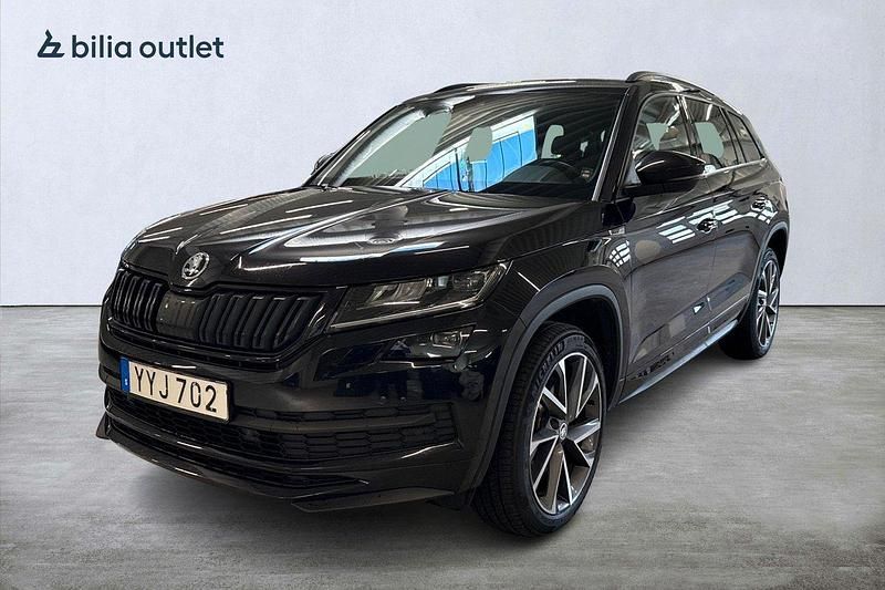 Svart Begagnad 2019 Skoda Kodiaq SportLine SUV | 289 900 kr (Marknadspris) - Bild 1/3