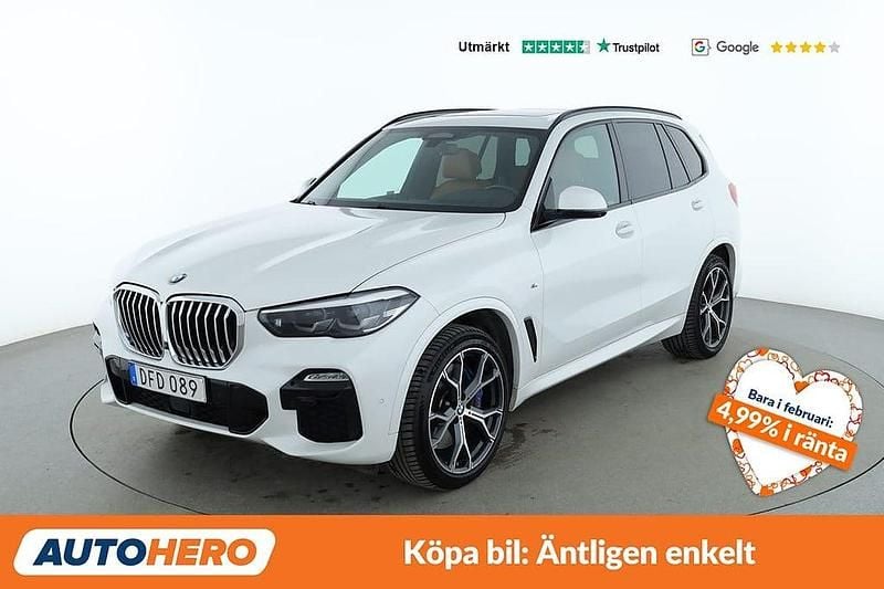 Vit Begagnad 2018 BMW X5 M Sport SUV | 470 000 kr (Marknadspris) - Bild 1/4