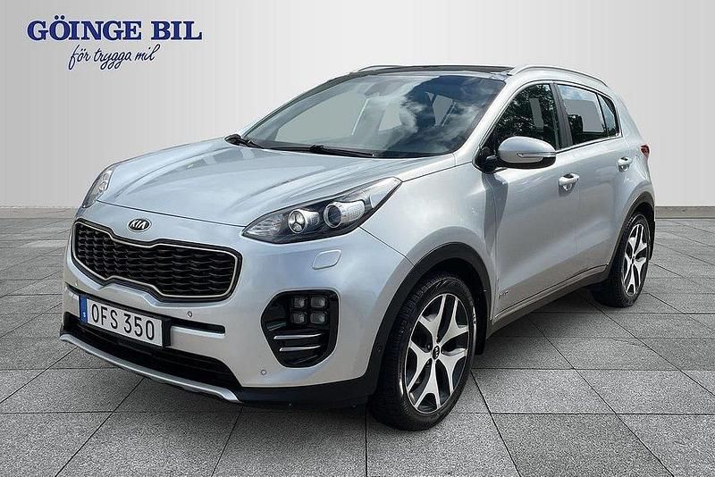 Grå Begagnad 2016 Kia Sportage GT-Line SUV | 175 000 kr (Marknadspris) - Bild 1/3