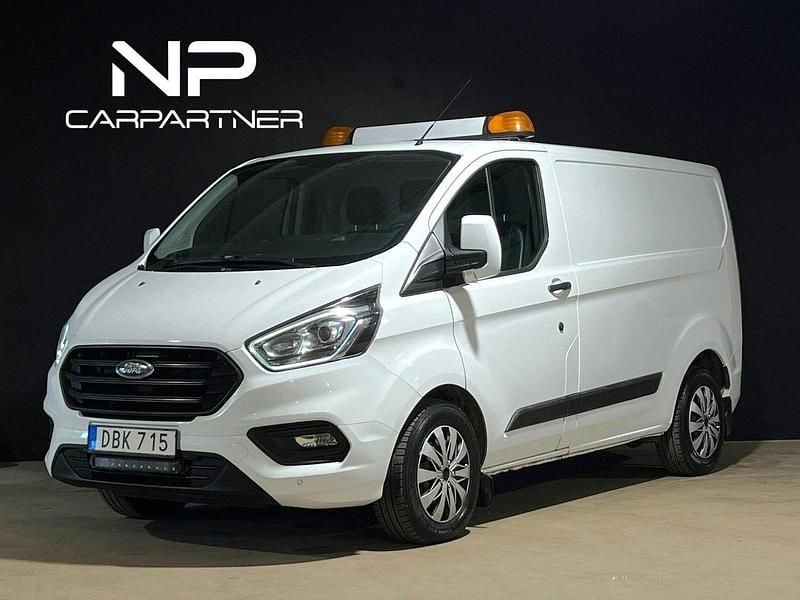 Vit Begagnad 2018 Ford Transit Custom Van | 129 900 kr (Marknadspris) - Bild 1/4