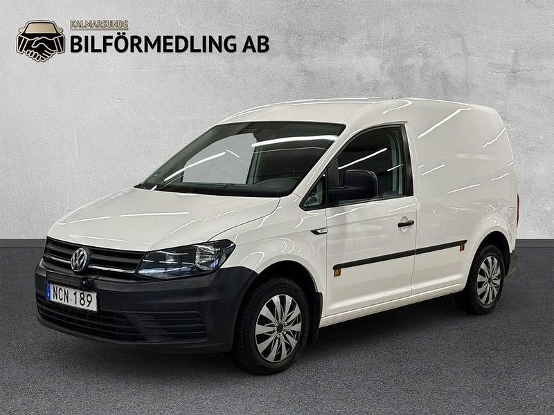 Vit Begagnad 2016 VW Caddy Minibuss | 99 900 kr (Marknadspris) - Bild 1/4