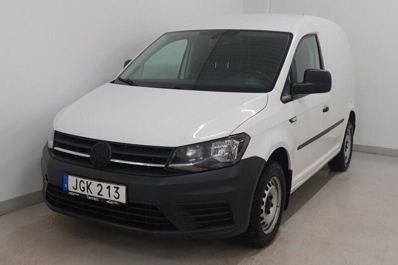 Vit Begagnad 2016 VW Caddy Minibuss | 109 900 kr (Marknadspris) - Bild 1/4