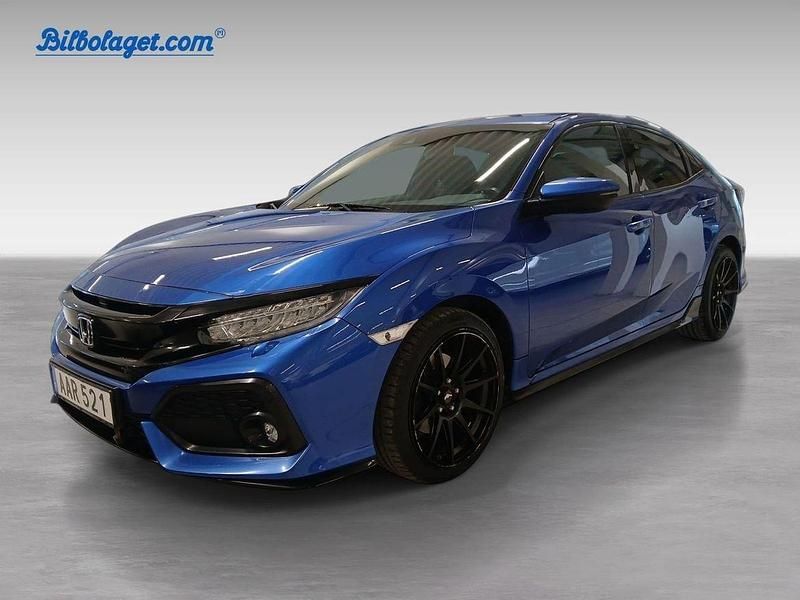 Blå Begagnad 2017 Honda Civic Halvkombi | 184 900 kr (Marknadspris) - Bild 1/4