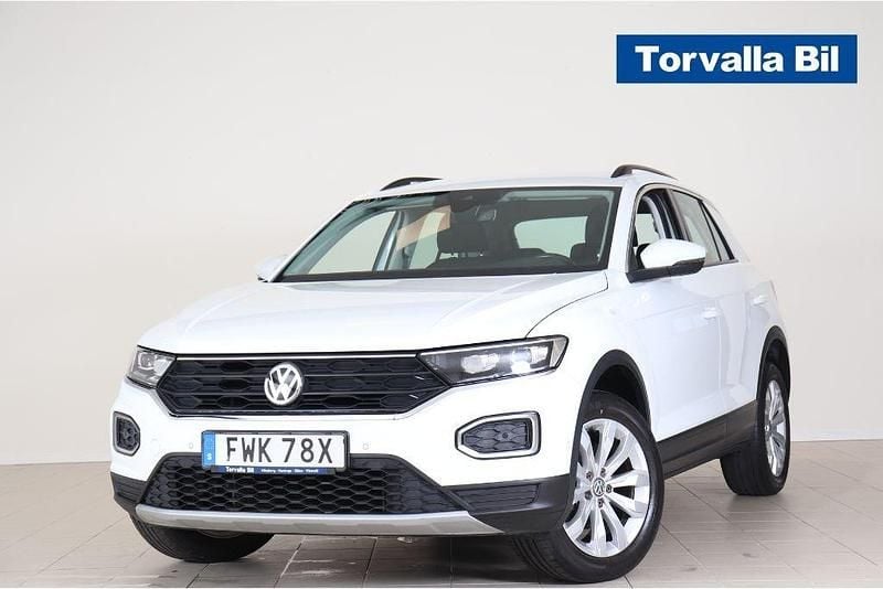 Vit Begagnad 2019 VW T-Roc SUV | 179 900 kr (Dyr) - Bild 1/4