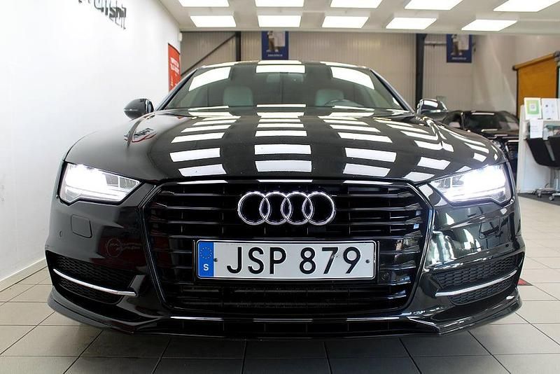 Begagnad Audi A7 Sportback Sport 218 HK (160 kW) 2015 Svart Halvkombi