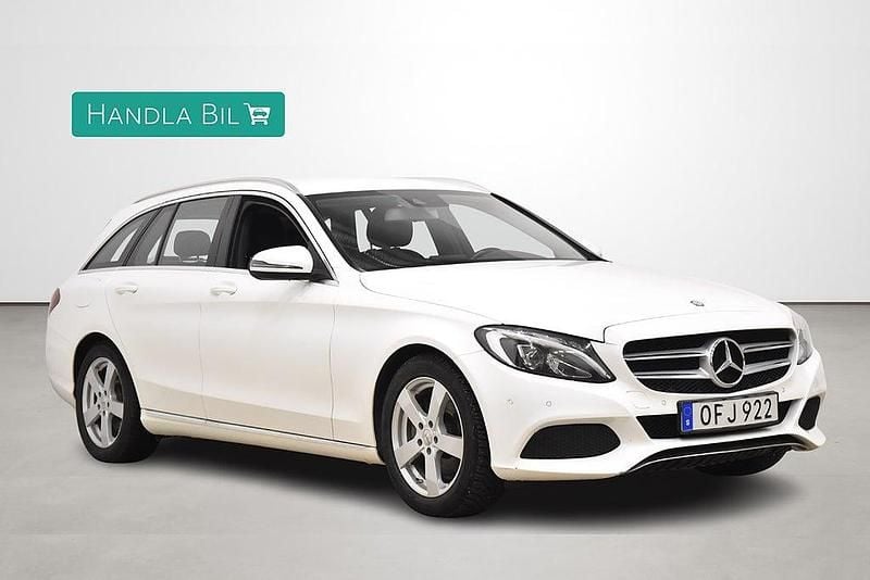 Begagnad Mercedes C220 Avantgarde 170 HK (125 kW) 2016 Vit Kombi