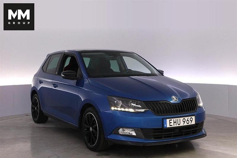 Blå Begagnad 2015 Skoda Fabia Monte Carlo Halvkombi | 99 900 kr - Bild 1/4