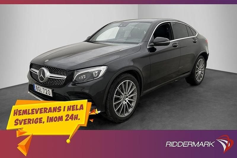 Begagnad Mercedes GLC250 2019 Svart Sportkupé