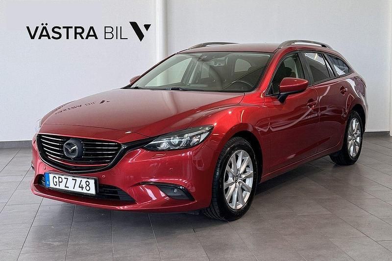 Röd Begagnad 2015 Mazda 6 Kombi | 139 900 kr (Marknadspris) - Bild 1/4