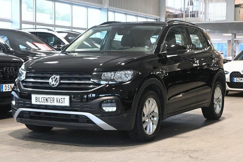 Svart Begagnad 2019 VW T-Cross Comfortline SUV | 139 000 kr (Marknadspris) - Bild 1/4