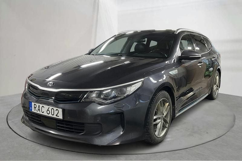 Grå Begagnad 2018 Kia Optima Advance Kombi | 159 800 kr - Bild 1/4