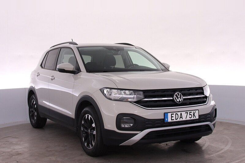 Grå Begagnad 2022 VW T-Cross SUV | 199 000 kr (Marknadspris) - Bild 1/4