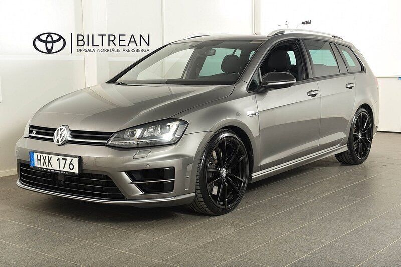 Grå Begagnad 2016 VW Golf VII R Kombi | 249 900 kr (Lite dyr) - Bild 1/4