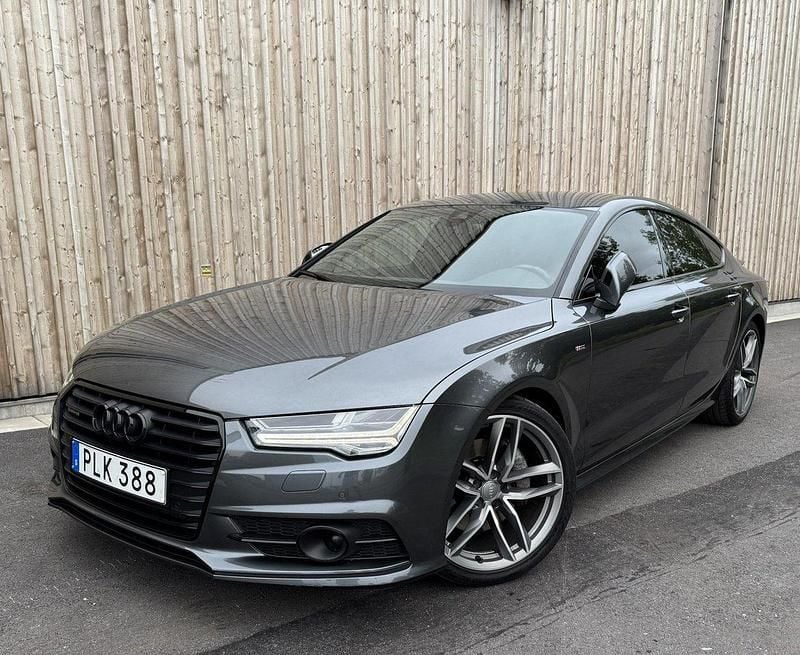 Grå Begagnad 2018 Audi A7 Sportback S-Line Halvkombi | 339 000 kr - Bild 1/4