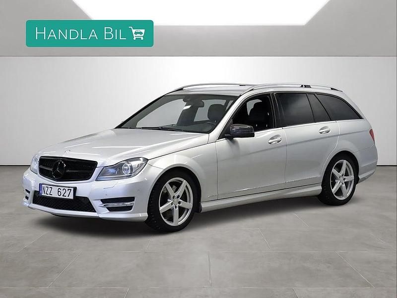 Silver Begagnad 2012 Mercedes C250 AMG Kombi | 179 900 kr (Lite dyr) - Bild 1/4