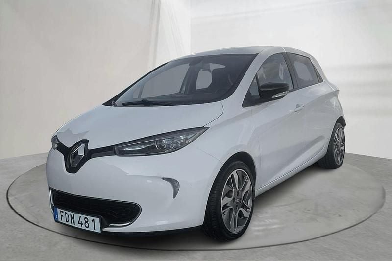 Vit Begagnad 2015 Renault Zoe Intens Halvkombi | 104 000 kr - Bild 1/4