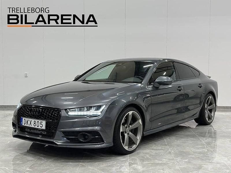 Grå Begagnad 2014 Audi A7 Sportback Sport Halvkombi | 229 900 kr (Marknadspris) - Bild 1/4