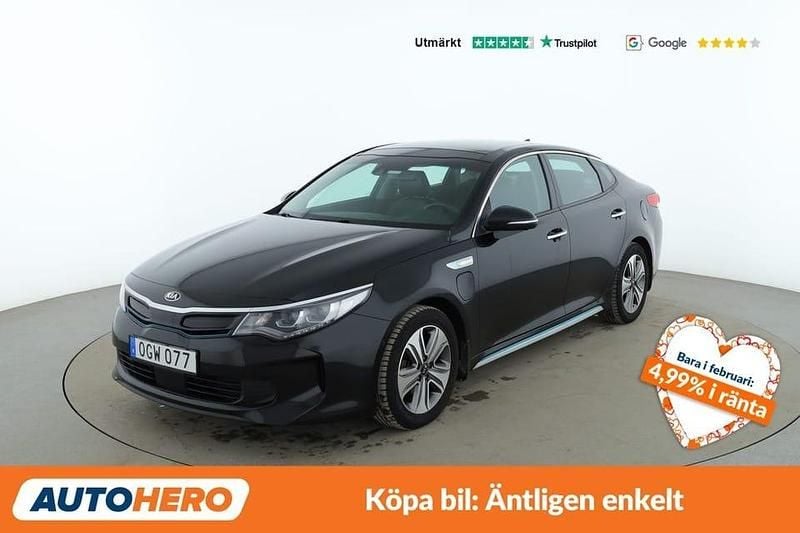 Svart Begagnad 2017 Kia Optima Comfort Sedan | 145 000 kr (Marknadspris) - Bild 1/4
