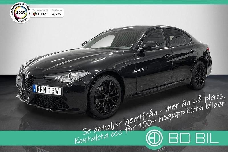 Begagnad Alfa Romeo Giulia Veloce 280 HK (205 kW) 2021 Svartmetallic Sedan