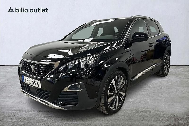 Svart Begagnad 2020 Peugeot 3008 GT SUV | 229 000 kr (Bra pris) - Bild 1/4