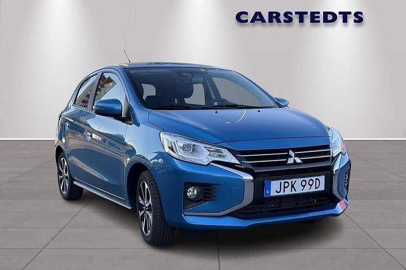 Blå Begagnad 2023 Mitsubishi Space Star Kombi | 179 800 kr (Lite dyr) - Bild 1/4