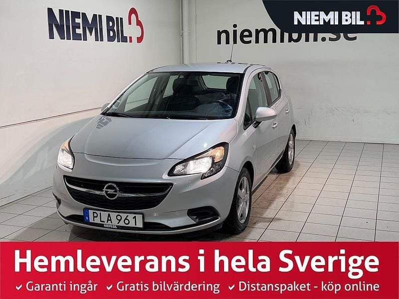 Grå metallic Begagnad 2017 Opel Corsa Enjoy Halvkombi | 89 900 kr (Marknadspris) - Bild 1/3