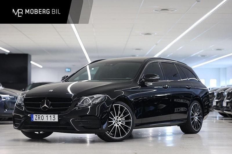 Svart Begagnad 2018 Mercedes E220 AMG Kombi | 349 900 kr (Lite dyr) - Bild 1/3