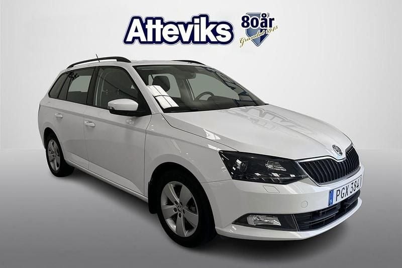 Vit Begagnad 2017 Skoda Fabia Kombi | 129 000 kr (Lite dyr) - Bild 1/4