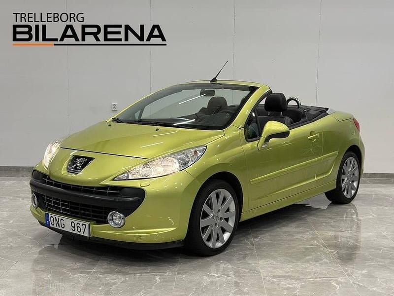 Gul Begagnad 2009 Peugeot 207 CC Cab | 49 900 kr (Marknadspris) - Bild 1/4