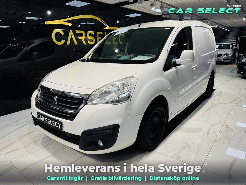 Vit Begagnad 2016 Peugeot Partner Van | 69 000 kr (Marknadspris) - Bild 1/4