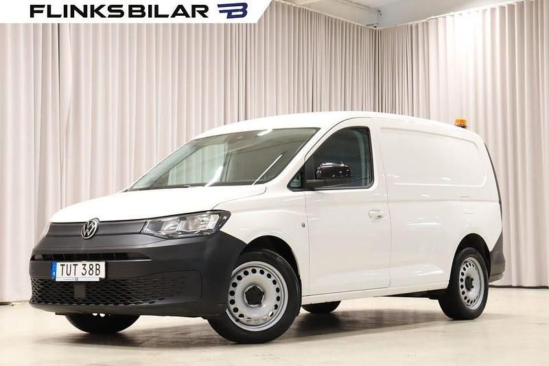 Vit Begagnad 2021 VW Caddy Maxi Minibuss | 299 800 kr (Dyr) - Bild 1/4