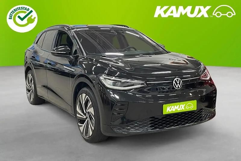 Svart Begagnad 2022 VW ID.4 GTX SUV | 338 700 kr (Bra pris) - Bild 1/4