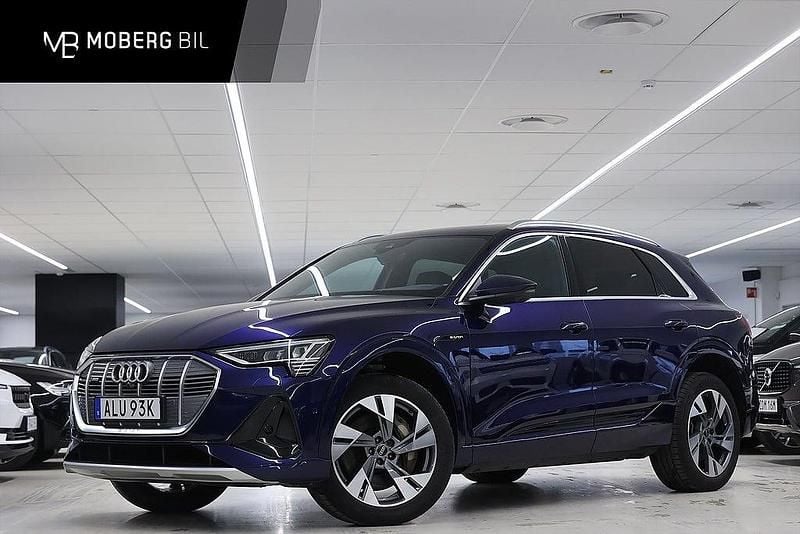 Blå Begagnad 2022 Audi e-tron S-Line SUV | 439 900 kr (Bra pris) - Bild 1/3